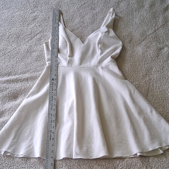 Urban Outfitters Ivory Fit and Flare Mini Dress - Picture 4 of 8